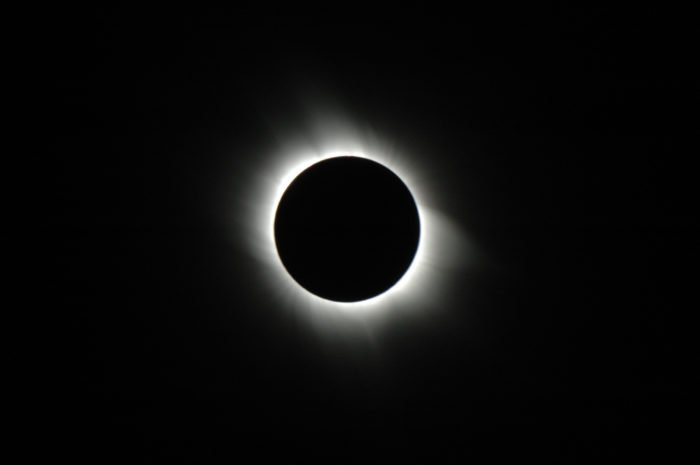 A solar eclipse