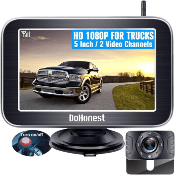 DoHonest V25: HD 1080P Wireless Backup Camera System